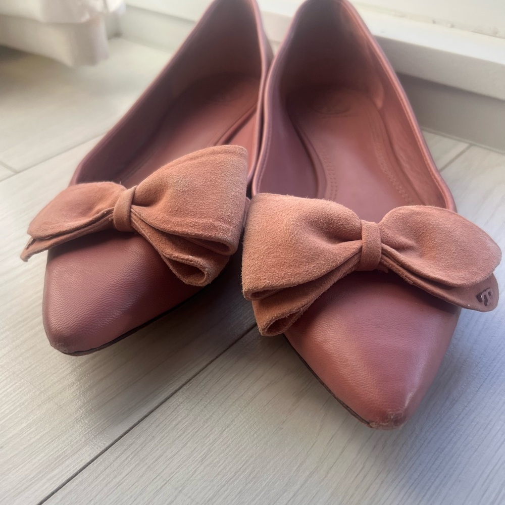 Tory Burch Pink Rosalind Ballet Flats - Picture 7 of 14
